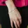 Julie Julsen Armband 925/- Sterling Silber rhodiniert Süßwasserperlen Größe 19 cm
