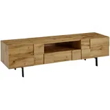 FineBuy TV Schrank FineBuy Lowboard 160x46x43 cm Holz Fernsehkommode Fernsehschrank