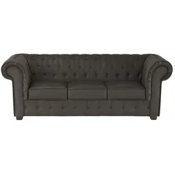 Sofa   Chester ¦ grau ¦ Maße (cm): B: 215 H: 77 T: 94