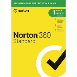 Norton 360 Standard 1 Jahr, 1 Gerät, Schutz & VPN