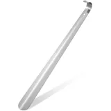 BESPORTBLE Edelstahl Schuhlöffel Lang für Senioren Metall Schuhanzieher Stabile Konstruktion Ergonomischer Griff Schutzkanten Kompakte Form für Einfache Lagerung Männer Frauen - 42.00X4.00X4.00CM