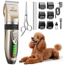 Oneisall Leise Hundeschermaschine 2000mAH Gold
