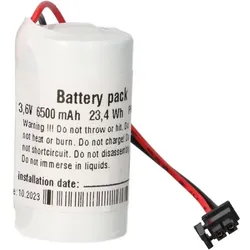 Lithium Batteriepack UHR-ER26500 Molex Stecker - 3,6V 6,5Ah