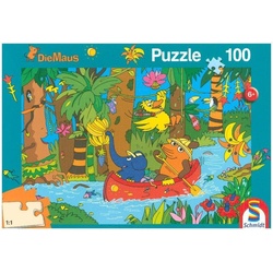 Schmidt Spiele Puzzle »Die Maus, Im Dschungel (Kinderpuzzle)«, Puzzleteile