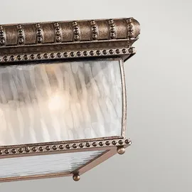 Kichler Venetian Rain 2-flammige Deckenleuchte gebürstete Bronze Ø23,5 cm