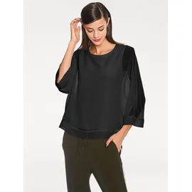 Heine Blusenshirt Schwarz 48/50