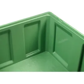 Logiplast Palettenbox mit Deckel LxBxH: 1200 x 1000 x 790 mm geschlossen mit 3 Kufen -