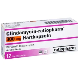 CLINDAMYCIN-ratiopharm 300 mg Hartkapseln 12 St