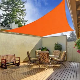 casa pura Wasserabweisendes Sonnensegel Orange 3 x 5 m