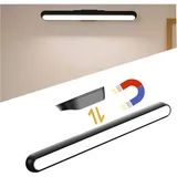 Schrankleuchte, Dimmbare Led-schrankleuchte Mit Touch-bedienung, Magnethalterung, Verstellbarem Winkel, 2500-mah-usb-akku, Led-beleuchtung Für Kleiderschrank, Treppe, Küche, Flur – Crezuo