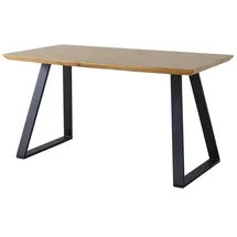Möbilia Esstisch 140 x 75 x 75 cm beige