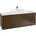 Waschtischunterschrank mit integrierter Beleuchtung Waschbecken mittig 1600x603x501mm Glass White Matt G19100GN