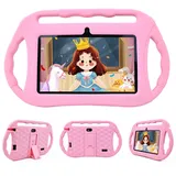 Veidoo Kinder Tablet 7 Zoll Android Tablet 32GB, WiFi, GMS, Dual-Kamera, Elterlicher Kontrolle, Lernen pädagogische Kleinkind Tablet mit Silikonhülle