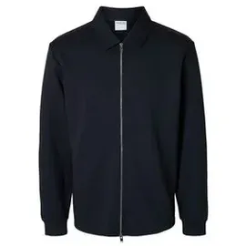 Selected SLHEMANUEL SOFT FULL ZIP SWEAT Herren Blau M