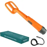 Unterwasser Metalldetektor Puls Pinpointer Induktion Tauchen Schatz Wasserdicht Metalldetektor Handspule Metallfinder... (Orange)