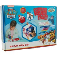 Paw Patrol - Sprühstift-Set Batterie - Airbrush für Kinder - Malset mit Buntstiften und Malvorlagen