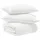 vidaXL Bettwäsche-Set Moderne Weiß 240 x 220 cm + 2 x 80 x 80 cm