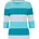 3/4-Arm-Shirt Luana Damen light topaz stripes 44