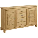 Home Affaire Sideboard »Rauna«, Kommode, B/T/H: 150/37/84 cm beige