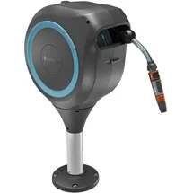 Gardena RollUp M Terrassen-Schlauchbox 20 m grau/türkis