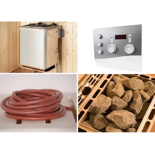 Weka Technikpaket 1 inkl. 9,0 kW Ofen, Anschlusskabel, Saunasteine, Steuergerät