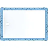 Geberit Setaplano 100x80cm, Höhe 4,5 cm, weiß-alpin, 154.262.11.1