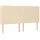 vidaXL Boxspringbett mit Matratze Creme 180x200 cm Stoff