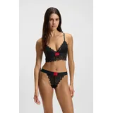 Hugo BH mit Label-Detail, Black, M