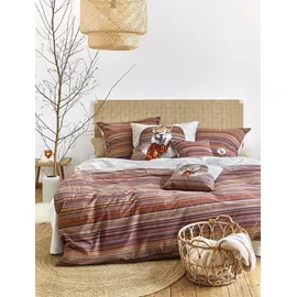 IRISETTE Zobel 8556 rot Biber 140 x 200 cm + 70 x 90 cm