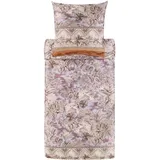 BASSETTI BOBOLI Bettwäsche + 1 Kissenhülle aus 100% Baumwollsatin in der Farbe Glace G1, Maße: 155x220 + 1 K 80x80 cm - 9329912