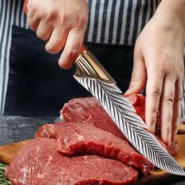 luxuskollektion Feder Messer Steakmesser Japanisch Kochmesser Ausbeinmesser