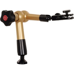 HG Hydraulisches Messstativ-Gestänge (ohne Fuß) mit mechanischer Feineinstellung am Uhrenhalter, Ausladung: 220 mm