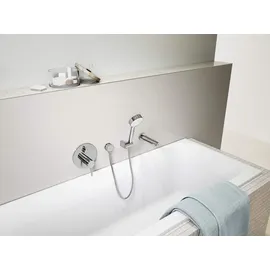 Hansa HANSAVANTIS Fertigset für Wanne/Brause, Pinhebel, für zwei Verbraucher Chrom 82609067