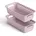 ProHome Kunststoff 20 x 10 x 5 rosa