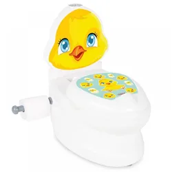 Pilsan Töpfchen Küken 07564 Toilettenpapierhalter, Musik, Licht, Behälter gelb