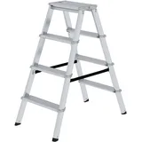 Günzburger Aluminium-Stufen-Stehleiter ML 2 x 4 Stufen (11234)