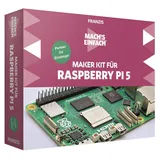 Franzis 67219 - Mach's einfach Maker Kit für Raspberry Pi 5 - Perfekt für Einsteiger