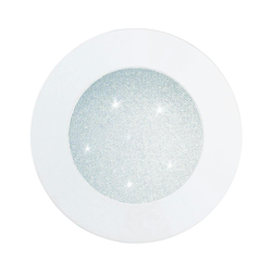 LED Einbauleuchte Fiobbo Kristalleffekt Weiß
