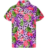 King Kameha Hawaiihemd Lila 3XL