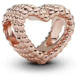 Pandora Offenes Metallperlen Herz Charm 787516 Anhänger