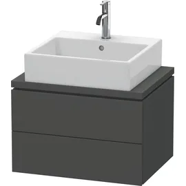 Duravit L-Cube 62x47,7cm, graph ma, f Kons, 2 Schub.