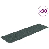 vidaXL Stufenmatten Selbstklebend 30 Stk. Grün 76x20cm Rechteckig