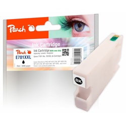 Peach E70  Druckerpatrone XL bk ersetzt Epson T7011 bk, C13T70114010 für z.B. Epson WorkForce Pro WP -4015 DN, Epson WorkForce Pro WP -4095 DN