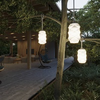 Newgarden Bita LED-Außenhängeleuchte, weiß/grau
