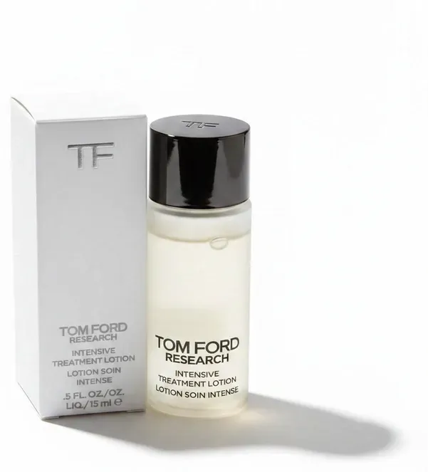 Tom Ford Research Intensive Treatment Lotion Reisegröße 15 ml – Feuchtigkeitsessenz Gesichtstoner, Porenverfeinernde Flüssigkeit & Energisierende Hautvorbereitung