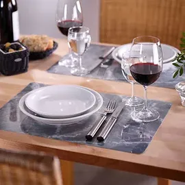 Westmark Platzsets Marmor grau 30,0 x 43,5 cm, 4 St.