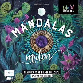 Edition Michael Fischer Colorful Mandala - Mandalas malen: Buch von Kathleen Hoffmann