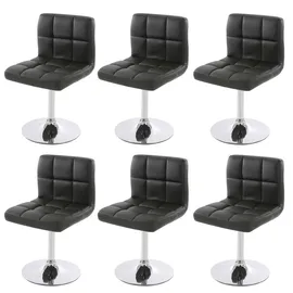 MCW Esszimmerstuhl Cadiz Kunstleder grau 6er Set