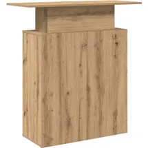 vidaXL Empfangstheke Artisan-Eiche 100x40x104 cm Holzwerkstoff