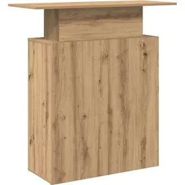 vidaXL Empfangstheke Artisan-Eiche 100x40x104 cm Holzwerkstoff